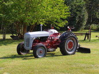 Ford 2N Tractor And Blade