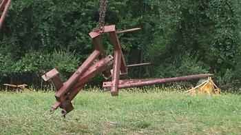 2 Scissor Lift Hay Spears