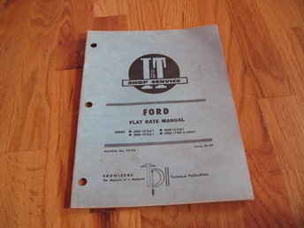 Ford Flat Rate Manual