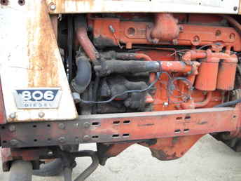 Ih 1206 806 Running Engine