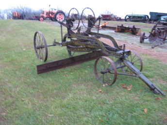 Old Pull Type Road Grader