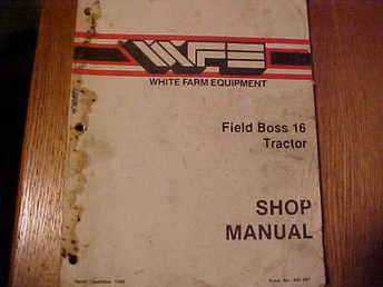 White Field Boss Shop Manual