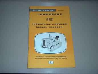 John Deere 440 Ind Operator Manual
