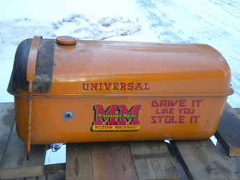 Gas Tank For Minneapolis Moline U         Sold