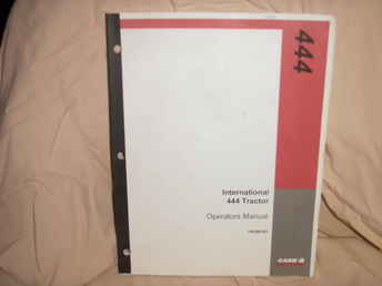 Ih 444 Operators Manual