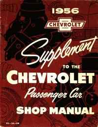 1956 Chev Car Shop Manual