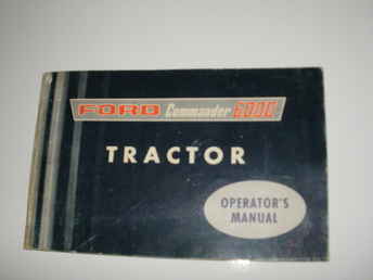 Ford 6000 Operator'S Manual