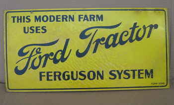 Ford Ferguson Tractor Sign