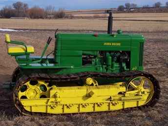 1955 John Deere 40 Crawler