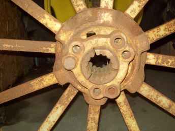 Flat Steel Rear Wheels