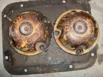 Front Hub Caps For 55 Massey