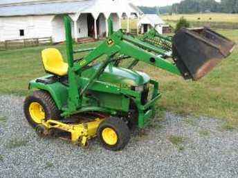 John Deere 445 Tractor & 40 Loader