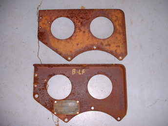 Farmall B Seat Support Sides
