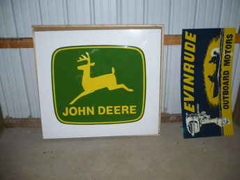 Nos   80'S  John Deere Sign