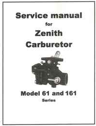 Zenith  61 And 161 Carb Manual