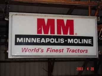 Minneapolis Moline Lighted Sign