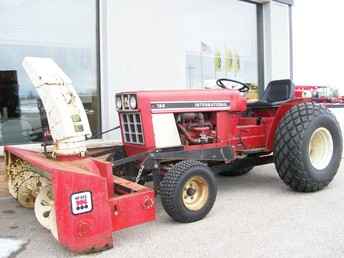 Ih 184 With Mower And Blower