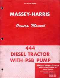 MH 444 Owners Manual