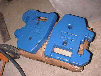 Ford Front Suitcase Weights 