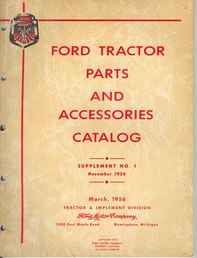 Ford Parts Accessories Cat