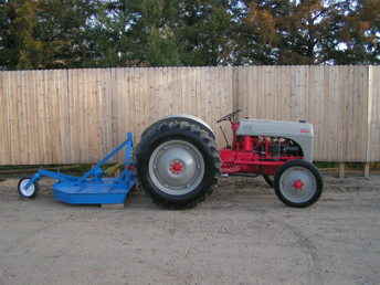 8N Tractor And Mower
