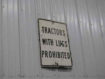 Tractor Sign