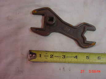 Primitive Wrench With A M