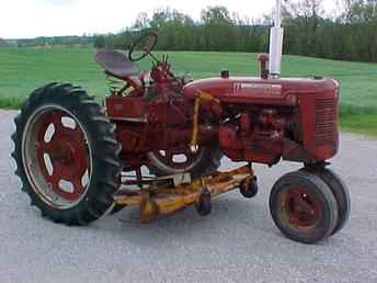 C Farmall With Belly Mower