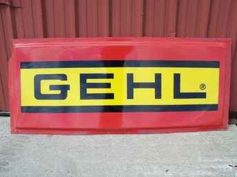 Gehl Fiberglass Sign