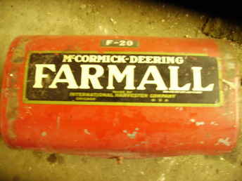 Farmall F-20 Fuel Tanks