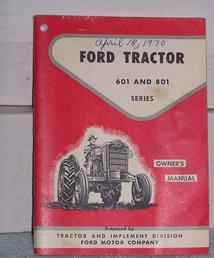 Ford 601 - 801 Manual