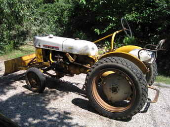 Cub Loboy With Plow And Deck