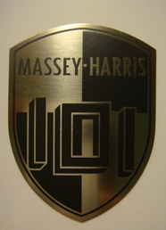 Massey Harris 101 Hood Badges