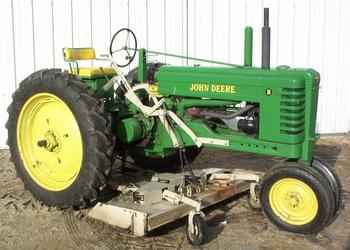 John Deere B & Woods Mower