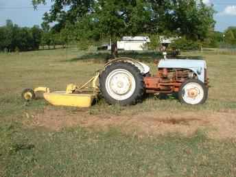 2 N Ford And Mower