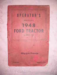 Ford Tractor 8N Owner'S Manual