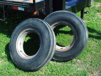 7.50-18 Three Rib Tires & Rims