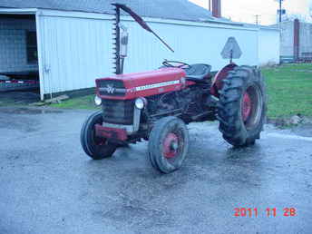 Massey 135 Tractor & Mower