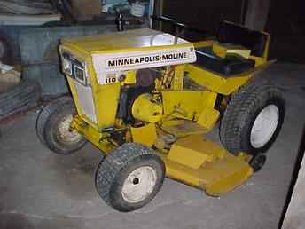 Minneapolis moline garden online tractor