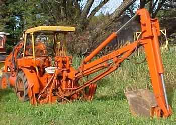 Leroi Tractor With Henry Hoe