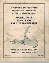 Allis Chalmers Forage Harvester Manual