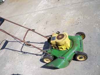 Old john best sale deere push mower