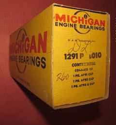 Massey Harris Engine Bearings