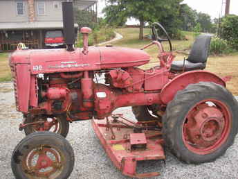 130 Farmall With Woods Mower