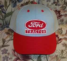 Ford Tractor Hat - Red & Gray