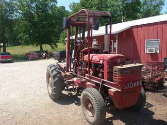 Farmall B.  Forklift -  Neat