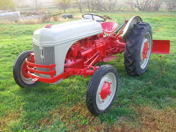 9N Ford Tractor With Rear Blad