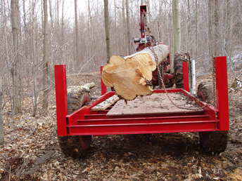 Fire Wood An Log Haller