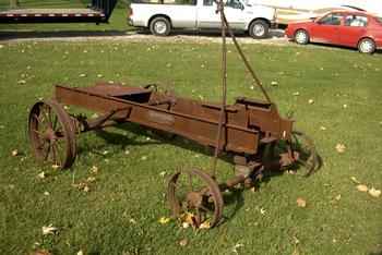 Old Steel Wheel Wagon