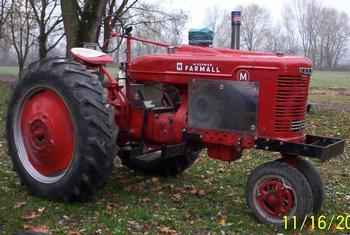 Farmall M Pulling Tractor